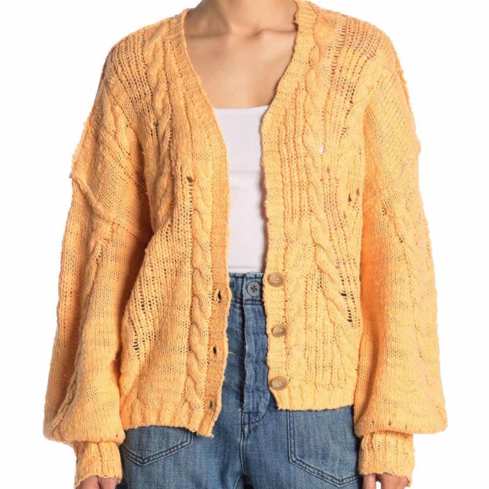 NWOT Free People sandstorm cardigan - Picture 5 of 9